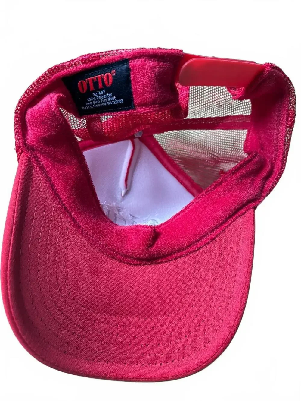 Red CAHILL For U.S. Congress Mesh Back Baseball Cap Hat